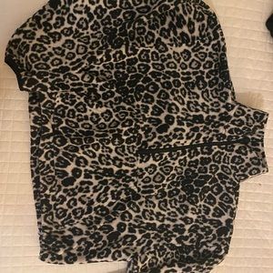 Tna aritzia cropped polar half zip fleece